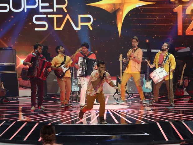 Os Gonzagas se apresentam no Top12 (Foto: Isabella Pinheiro/Gshow) Os Gonzagas se apresentam no Top12 (Foto: Isabella Pinheiro/Gshow)