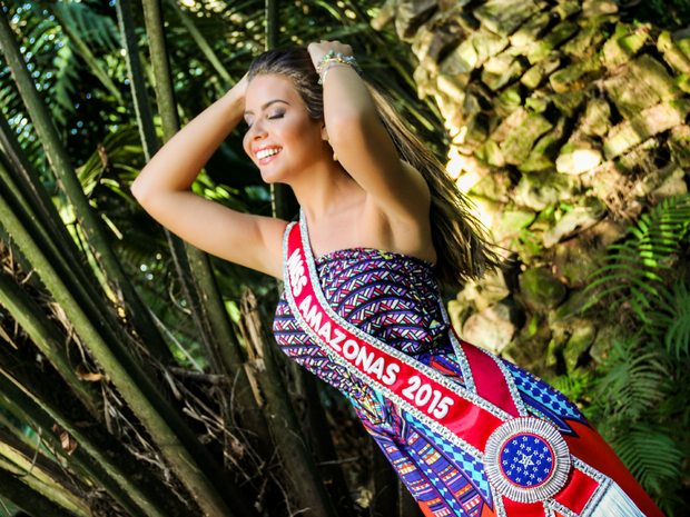Carolina Toledo foi vencedora do Miss Amazonas 2015 (Foto: Jamile Alves/G1 AM)