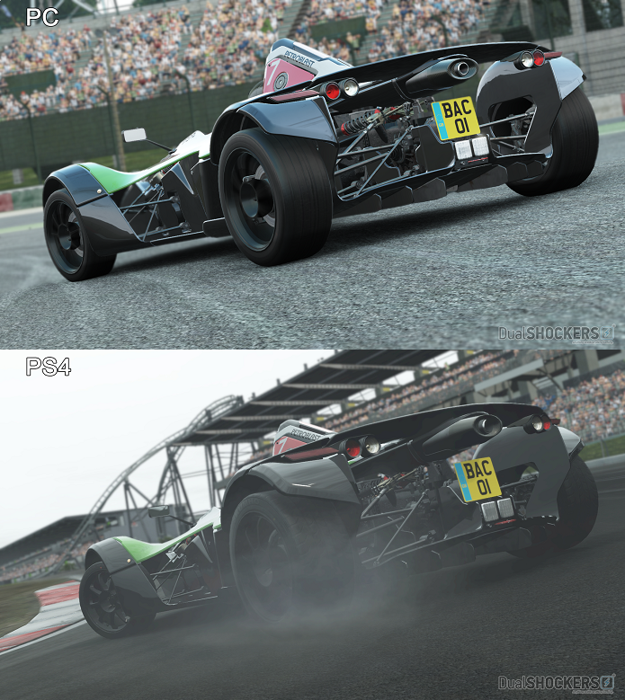 Project CARS: comparação entre PC e PS4. (Foto: Reprodução/Dualshockers)