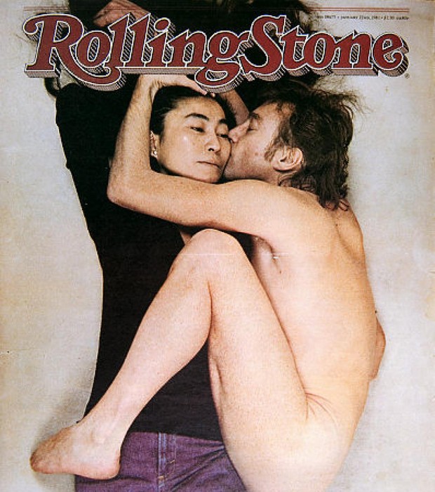 John Lennon e Yoko Ono foram capa da revista 'Rolling Stone' em janeiro de 1981, logo após a morte do eterno beatle (Foto: Reprodução)