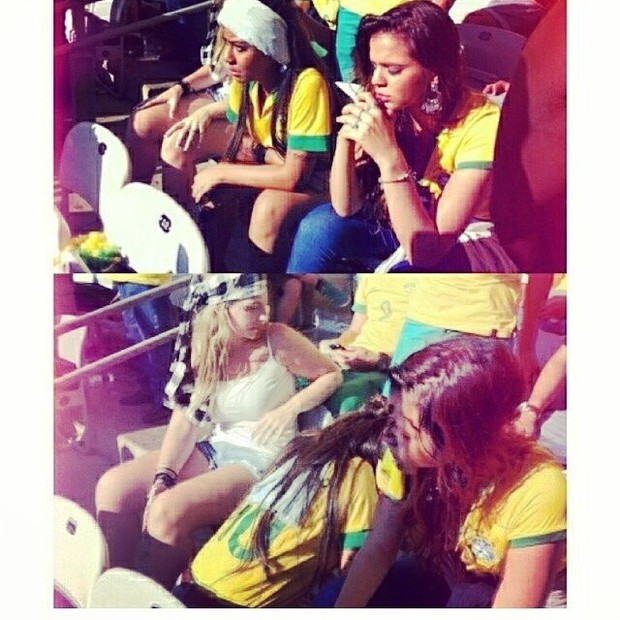 Rafaella Santos, irmã de Neymar, e Bruna Marquezine (Foto: Instagram / Reprodução)