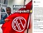 Torcedor do America, Romário celebra título da Série B do Rio em rede social