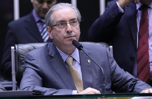 O presidente da Câmara, Eduardo Cunha, comanda sessão que aprovou a desaposentadoria (Foto: Antonio Augusto / Câmara dos Deputados)