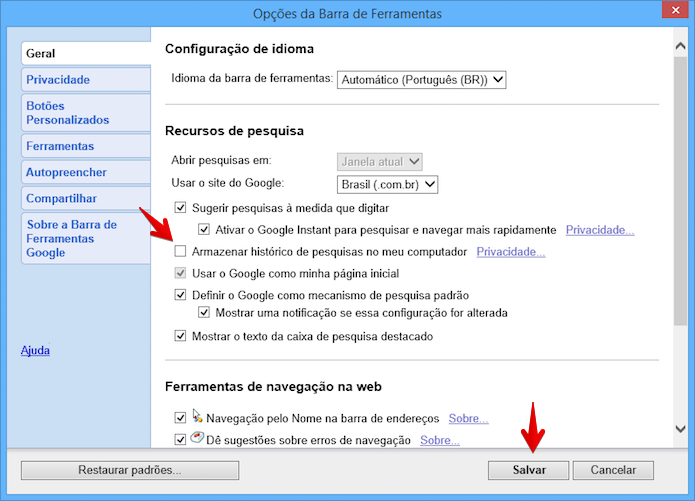 Como apagar o historico do google no pc Como apagar o historico do google no pc