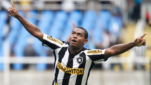 Jobson gol Botafogo (Foto: Ide Gomes / Ag. Estado)