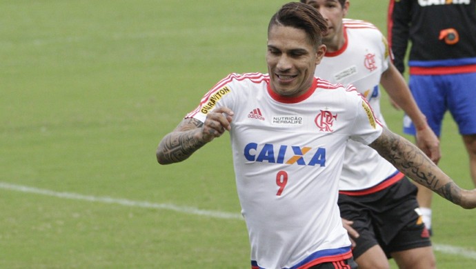 Guerrero, Flamengo, treino, Ninho (Foto: Gilvan de Souza/Fla Imagem)