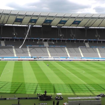 Liga dos Campeões Estádio Olímpico Berlim (Foto: Claudia Garcia)