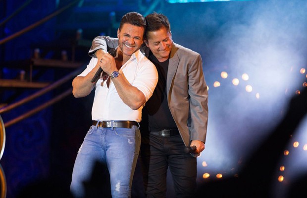 Eduardo Costa e Leonardo (Foto: Divulgação)