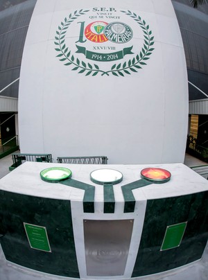 Palmeiras iluminará céu de São Paulo toda vez que time entrar no gramado