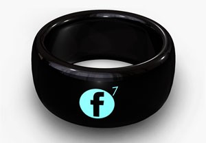 Smart Ring da MOTA mostra notificações de redes sociais ao usuário (Foto: Divulgação/MOTA)