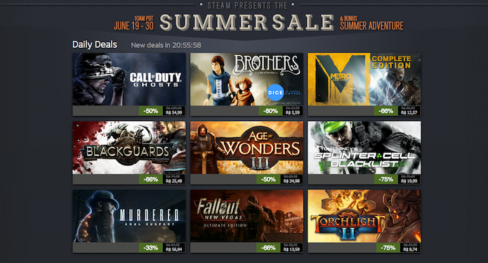 Steam Summer Sale: Fallout e Brothers estão nas ofertas de hoje (Foto: Reprodução)