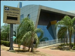 Servidores dos Correios no Tocantins continuam greve (Foto: Reprodução/TV Anhanguera) Servidores dos Correios no Tocantins continuam greve (Foto: Reprodução/TV Anhanguera)