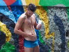 Luiz Felipe, do 'BBB '17', usa gel redutor e se depila: 'Tiro tudo'