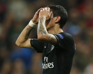 Di María e Thiago Motta lamentam derrota Paris Saint-Germain PSG para Real Madrid (Foto: REUTERS/Sergio Perez)