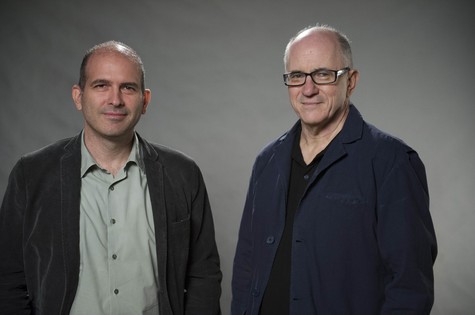 Marcos Bernstein e Carlos Gregório autores de 'Além do horizonte' (Foto: TV Globo)