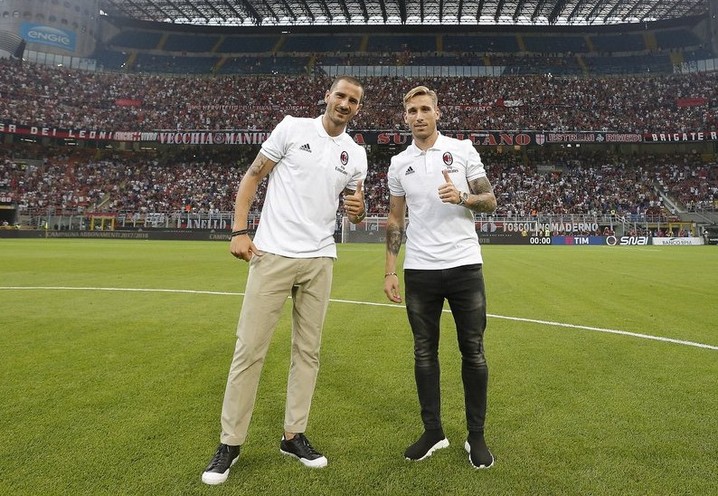 bonucci e biglia, milan