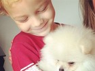 Davi Lucca, filho de Neymar, ganha cachorrinha de estimação