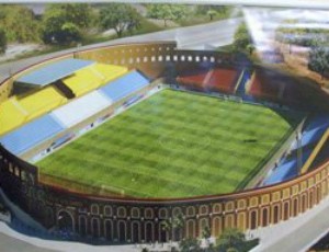 Maquete do novo Estádio Municipal de Alto Santo (Foto: Divulgação/Prefeitura de Alto Santo)