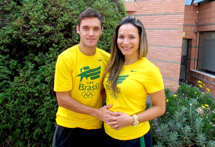 Douglas atleta caratê e Lucélia Carvalho esposa e técnica (Foto: Marcello Pires)