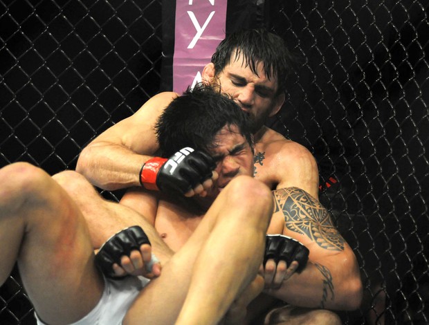 Jon Fitch e Erick Silva, UFC RIO III  (Foto: André Durão / Globoesporte.com)
