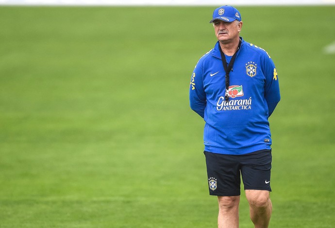 Felipão no treino da Seleção (Foto: Getty Images)
