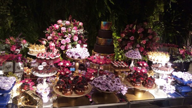 Mesa de doces da festa de Giovanna Ewbank e Léo Fuchs (Foto: Reprodução/Instagram)