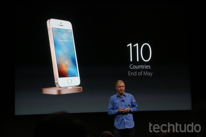 Lançamento do iPhone SE (Foto: Thássius Veloso/TechTudo) Lançamento do iPhone SE (Foto: Thássius Veloso/TechTudo)