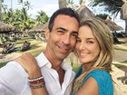 Ticiane Pinheiro e César Tralli fazem viagem romântica à Bahia