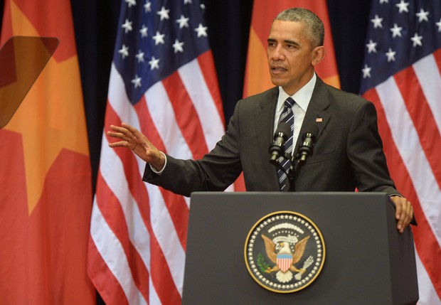 'Quando a imprensa é livre, o povo tem confiança no sistema', disse Obama (Foto: Hoang Dinh Nam/Reuters)