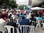 Servidores do IBGE em greve fazem vigília no Centro do Rio