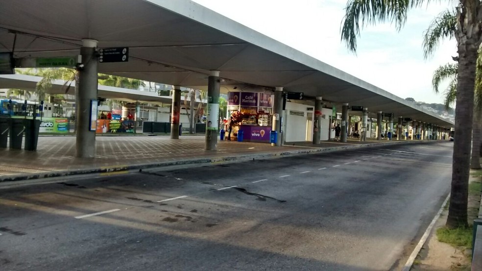 Ticen ficou vazio na manhã desta sexta-feira (Foto: Odemar Andrade/RBS TV)