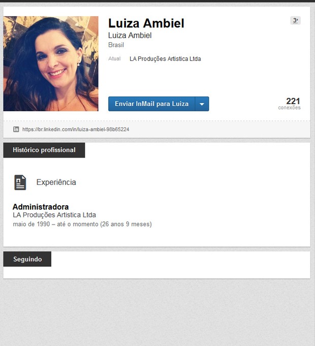 Luiza Ambiel (Foto: Linked / Reprodução )