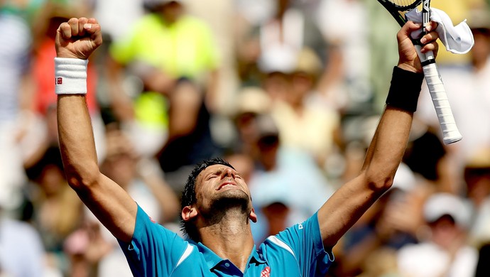 Novak Djokovic vence David Goffin na semifinal do Masters 1000 de Miami (Foto: Getty Images)