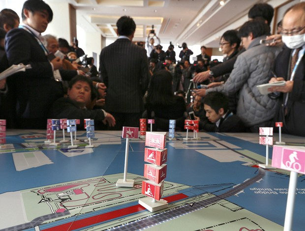 maquete jogos olímpicos 2020 tóquio (Foto: Agência EFE)