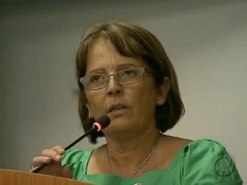 Vereadora Ana Maria de Holleben, de Ponta Grossa (Foto: Reprodução/RPCTV)