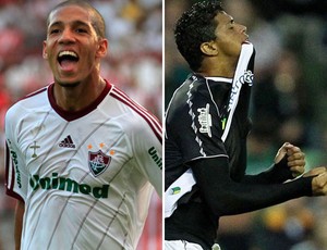 Samuel e Romário Fluminense x Vasco (Foto: Montagem sobre foto da Photocâmera)