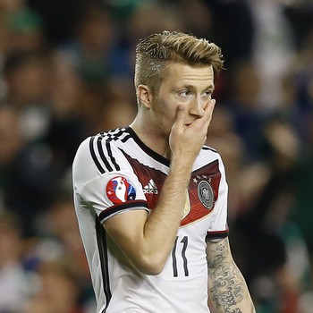 Marco Reus Alemanha Irlanda eliminatórias Euro (Foto: Phil Noble / Reuters)