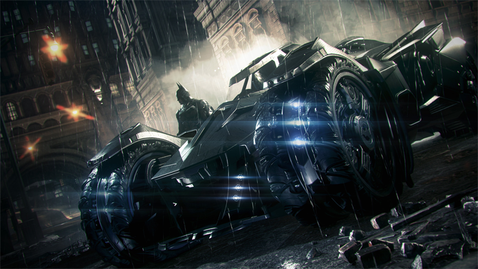 O Batmóvel de Batman: Arkham Knight (Foto: Divulgação)