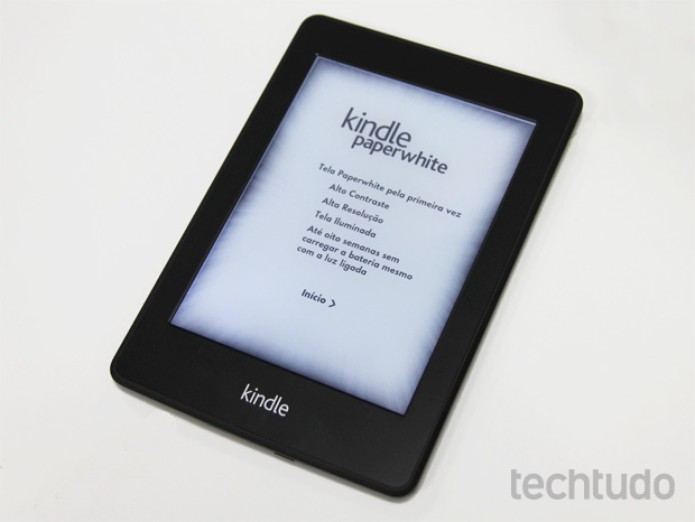 Kindle Paperwhite, o e-reader da Amazon com tela iluminada (Foto: Isadora Díaz/TechTudo) Kindle Paperwhite, o e-reader da Amazon com tela iluminada (Foto: Isadora Díaz/TechTudo)