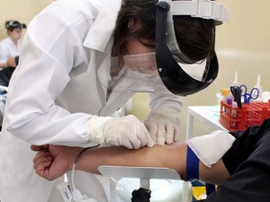 Banco de Sangue da Santa Casa de São Carlos (Foto: Hever Costa Lima /Divulgação)