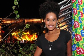 Nalda Lisboa em evento na Bahia (Foto: Roberto Teixeira/ EGO)