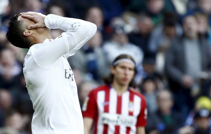 Cristiano Ronaldo Real Madrid Atlético Madrid (Foto: Juan Medina / Reuters)