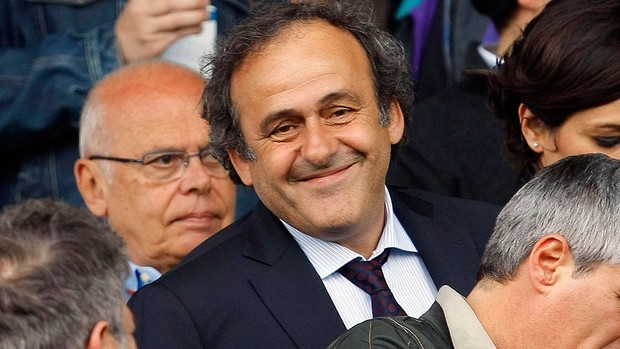 Michel Platini, no jogo da Juventus (Foto: Reuters)