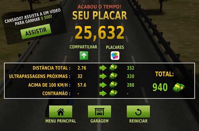 Turbine seu desempenho em Traffic Racer (Foto: Reprodução/Murilo Molina)
