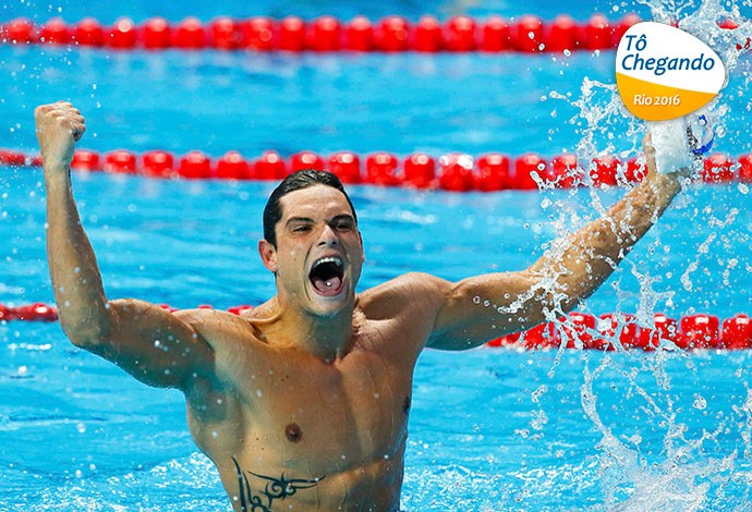 SELO Tô Chegando -Florent Manaudou natação (Foto: Agência Getty Images)