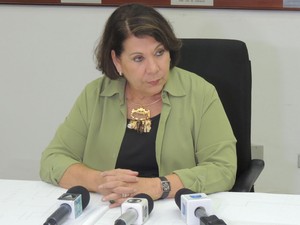 Eliana Calmon foi homenageada em Natal (Foto: Felipe Gibson/G1)