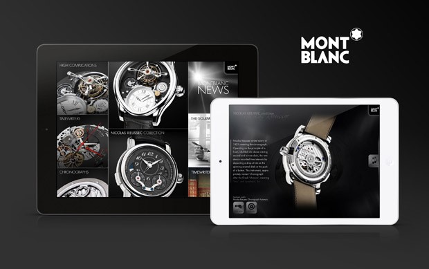 Montblanc lança aplicativo que permite testar o relógio no pulso