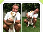 Orgulhoso, Gugu apresenta no Instagram sua cadelinha Vitória