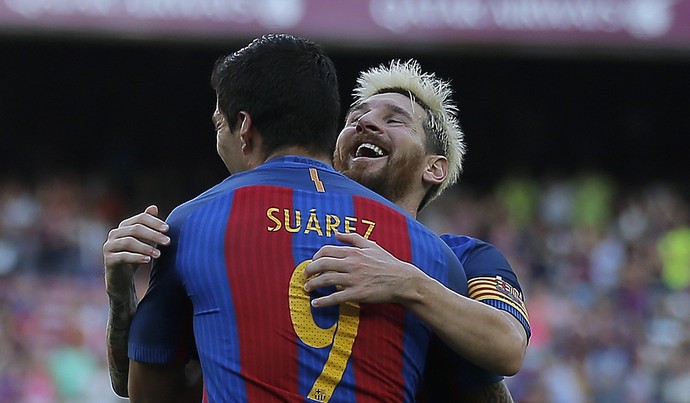 Suárez Messi Barcelona (Foto: AP) Suárez Messi Barcelona (Foto: AP)