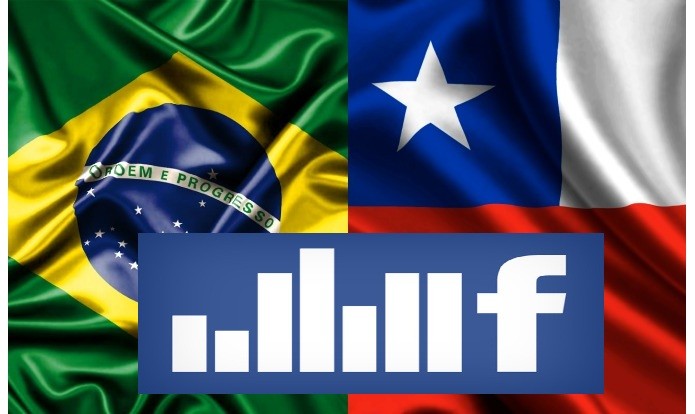 Vitória do Brasil sobre o Chile também gerou muita movimentação no Facebook (Foto: Montagem/Edivaldo Brito)